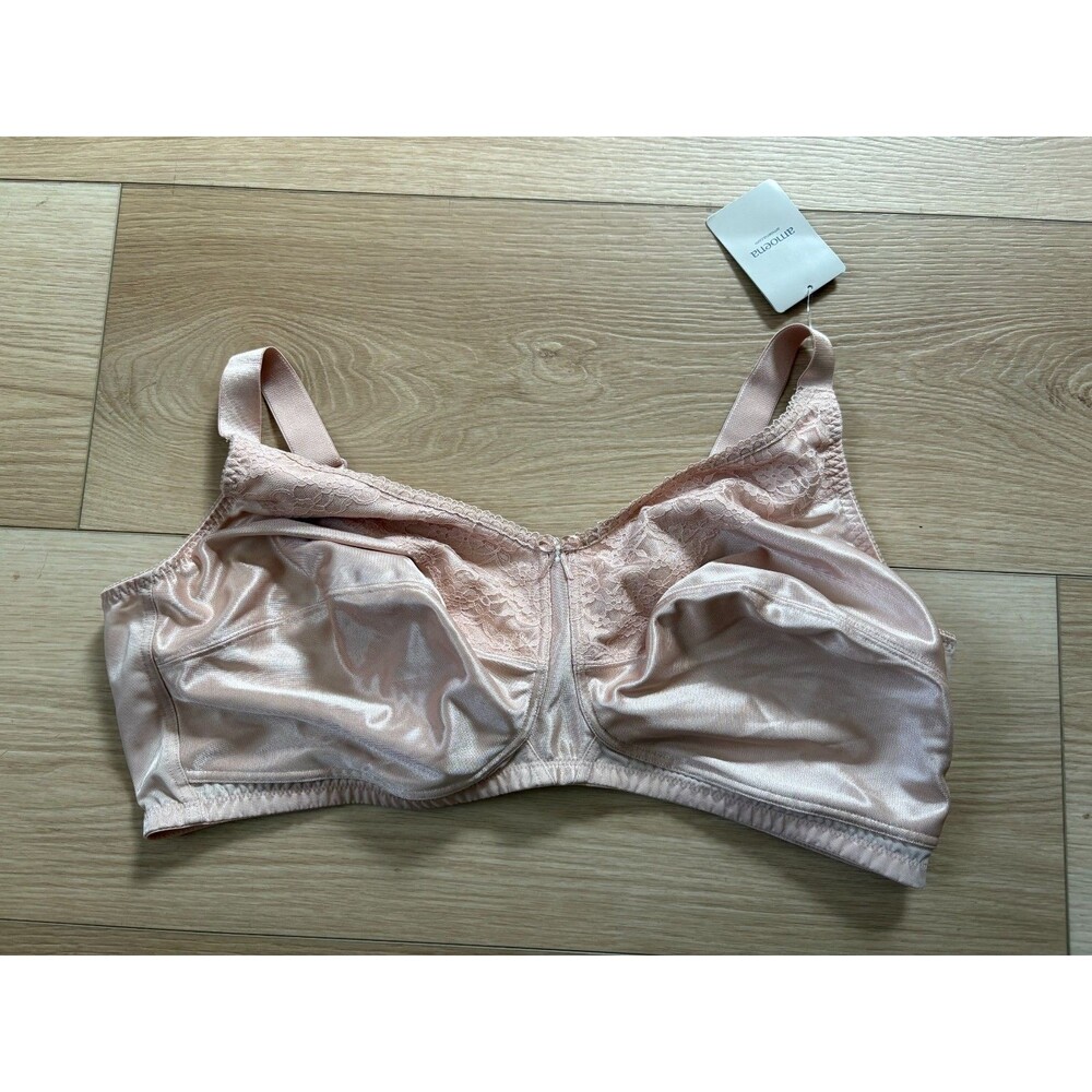 Amoena Nancy SB 44807 Pocketed Mastectomy Bra Nude Beige Lace 52C